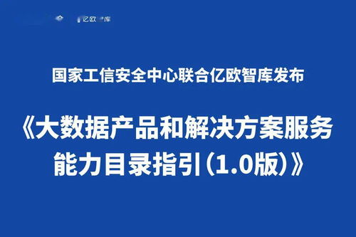 《大数据产品和解决方案服务能力目录指引 1.0版》正式发布，聚焦数据处理服务